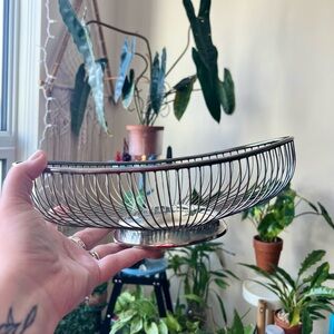 Silver Wire Fruit Basket